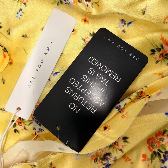 New With Tags- Never Worn- ARE YOU AM I Missi Floral Dress - Picture 4 of 8